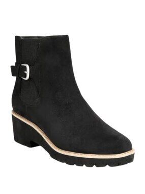 Style & Co Vaill Lug Wedge Ankle Boots Black Women's - Size 9.5M